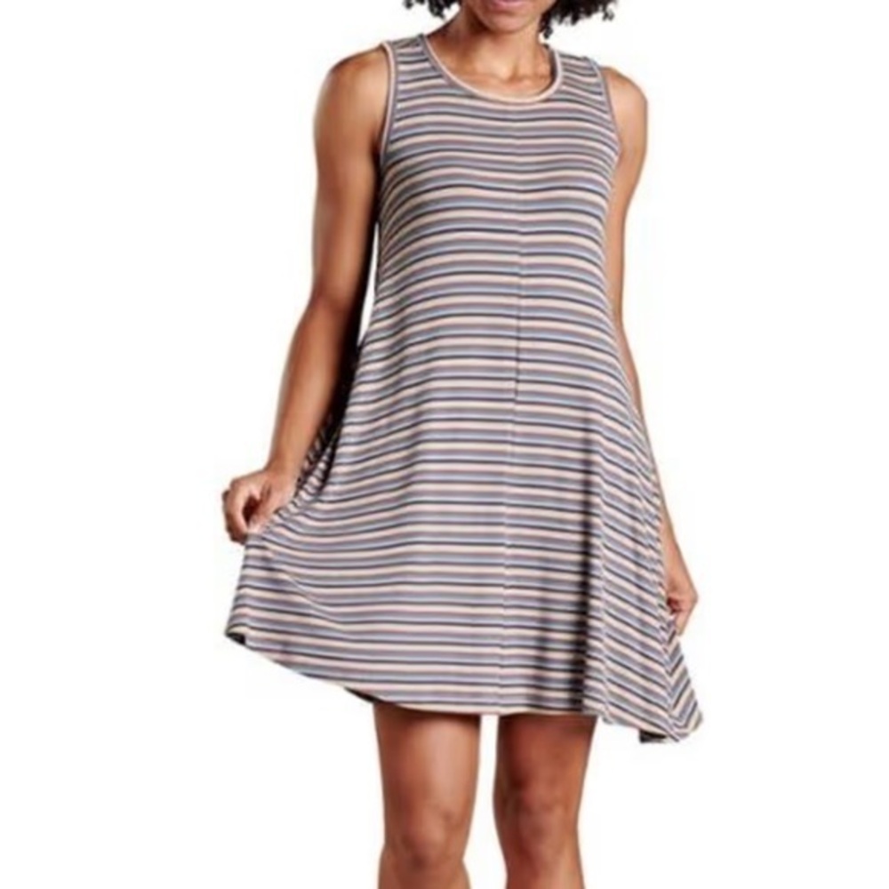 Toad&Co Daisy Rib SL Midi Sundress Sleeveless Dress Size XS